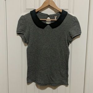 Free People Peter pan collar top